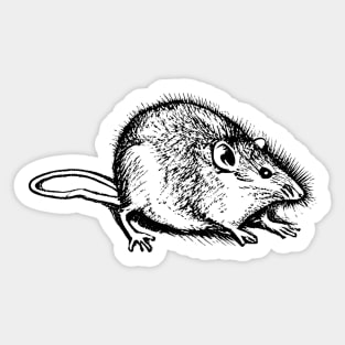 Very Fat Mouse Pencil Sticker